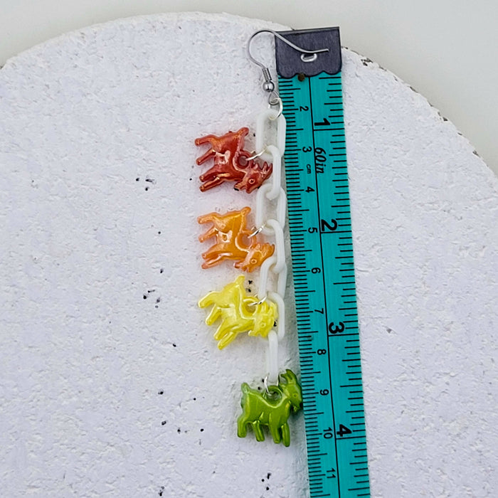 SFS! GOAT Rainbow Earrings