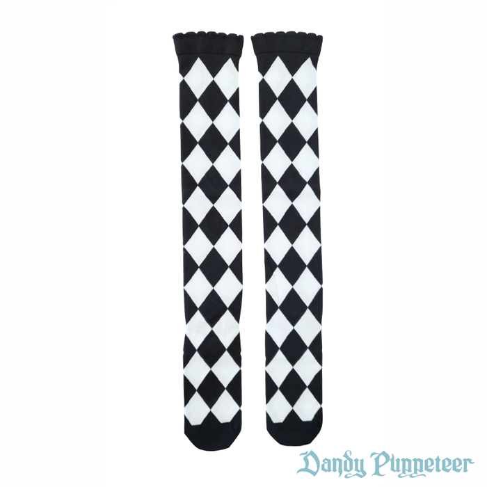 SFS! Harlequin Diamond Over Knee Socks