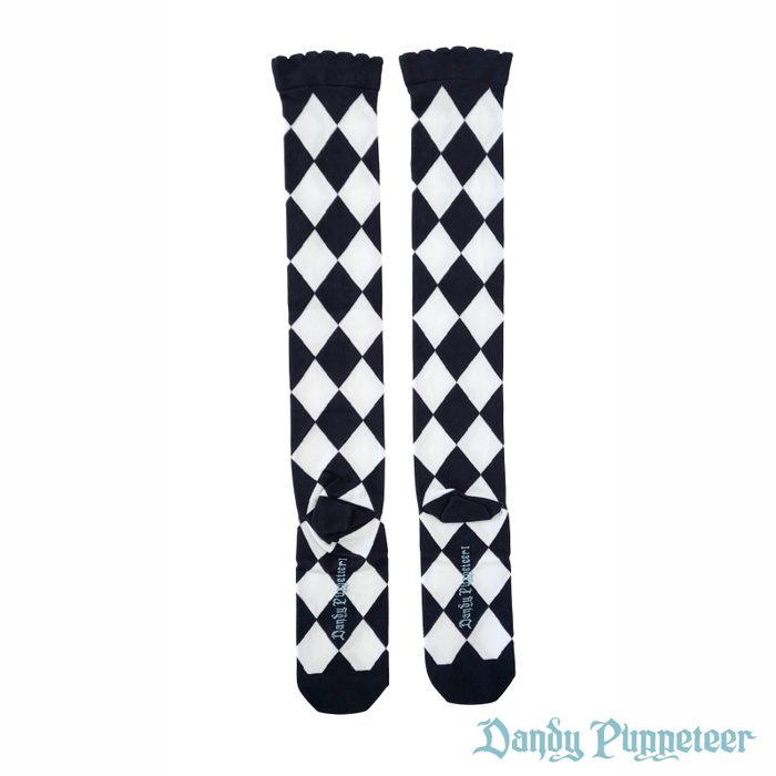 SFS! Harlequin Diamond Over Knee Socks