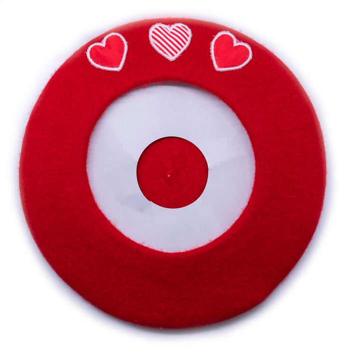 SFS! Lovely Heart Gingham Beret