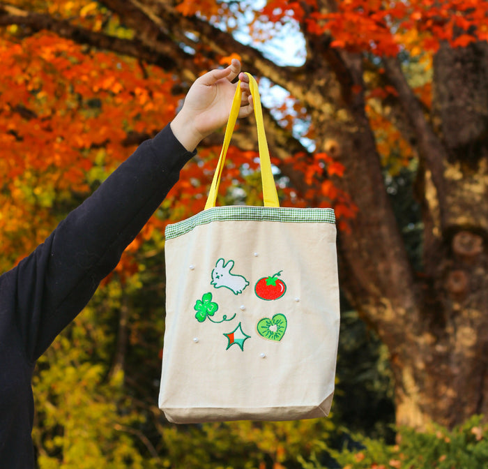SFS! Lucky Bunny Embroidered Tote Bag