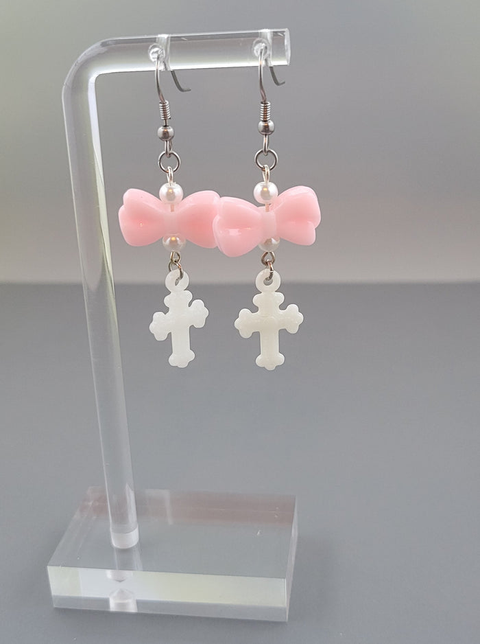 SFS! Pastel Cross Earrings