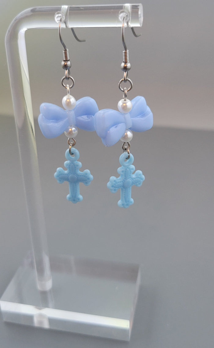 SFS! Pastel Cross Earrings