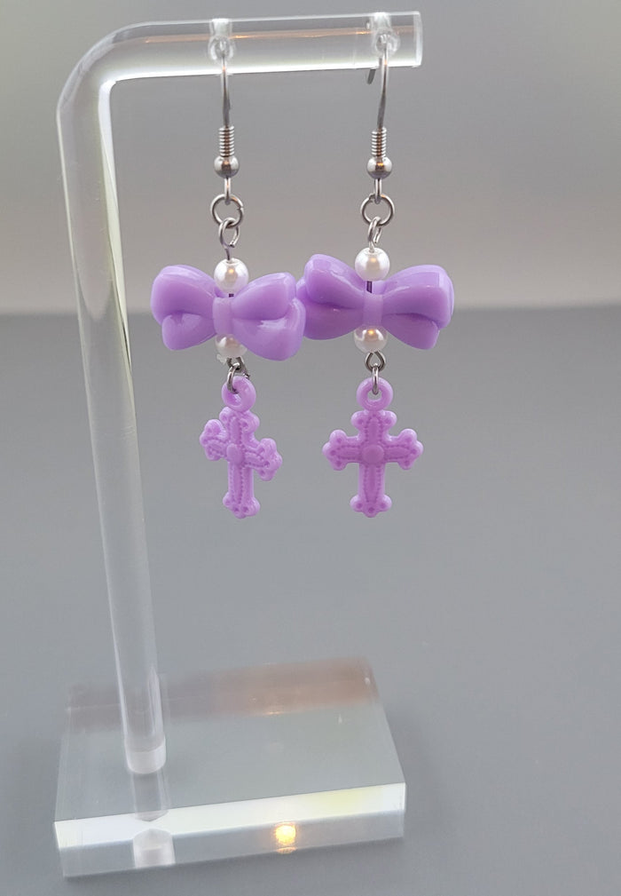 SFS! Pastel Cross Earrings