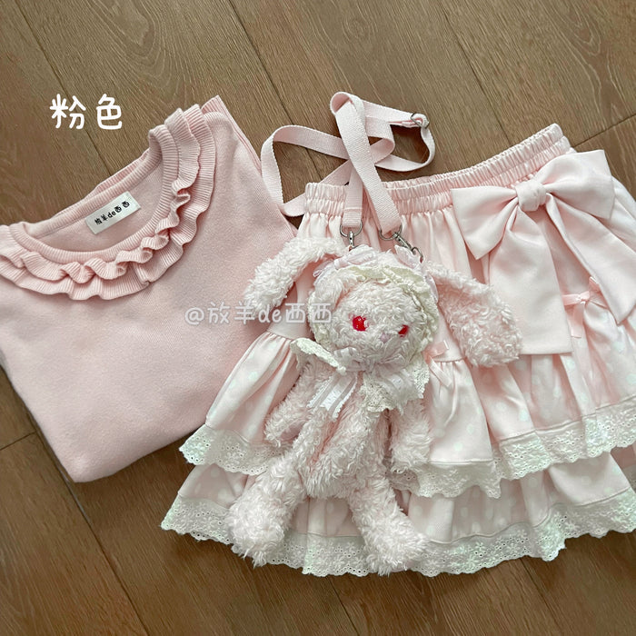 SFS! Ruffled Collar Puff Sleeve Sweater