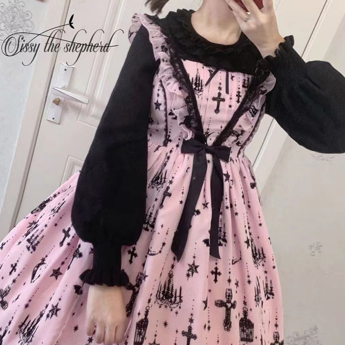 SFS! Ruffled Collar Puff Sleeve Sweater