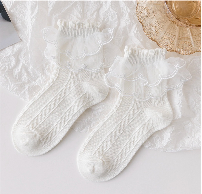 SFS! Scallop Lace Ankle Socks