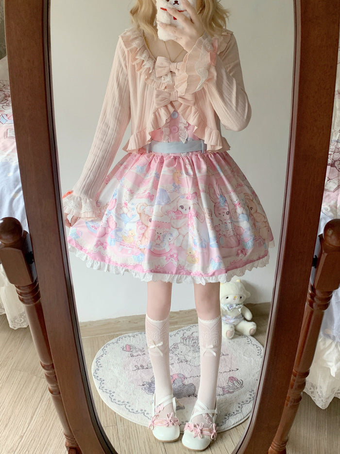 SFS! Short Ruffled Bow Cardigan