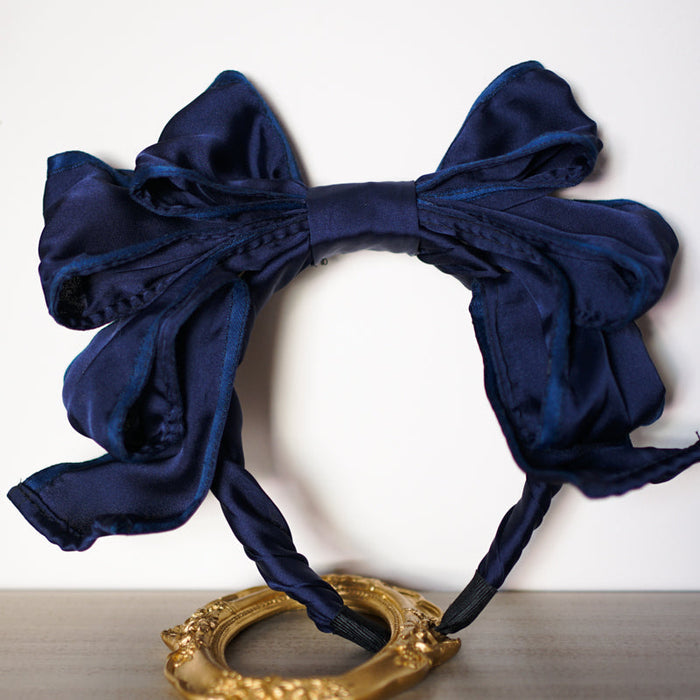 SFS! Small Heartwarming Satin Headbow