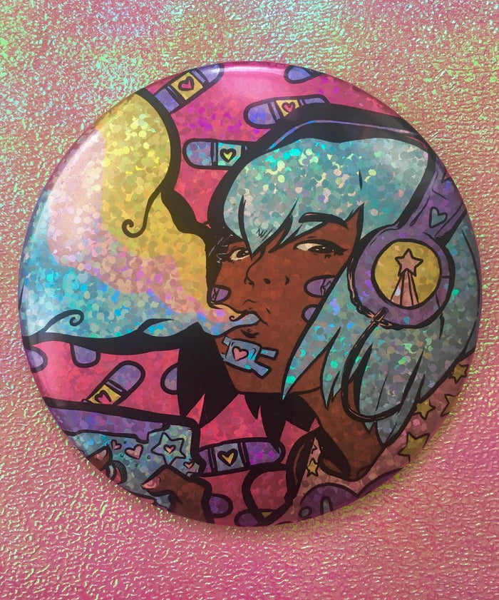Stay Bad Button - Lolita Collective