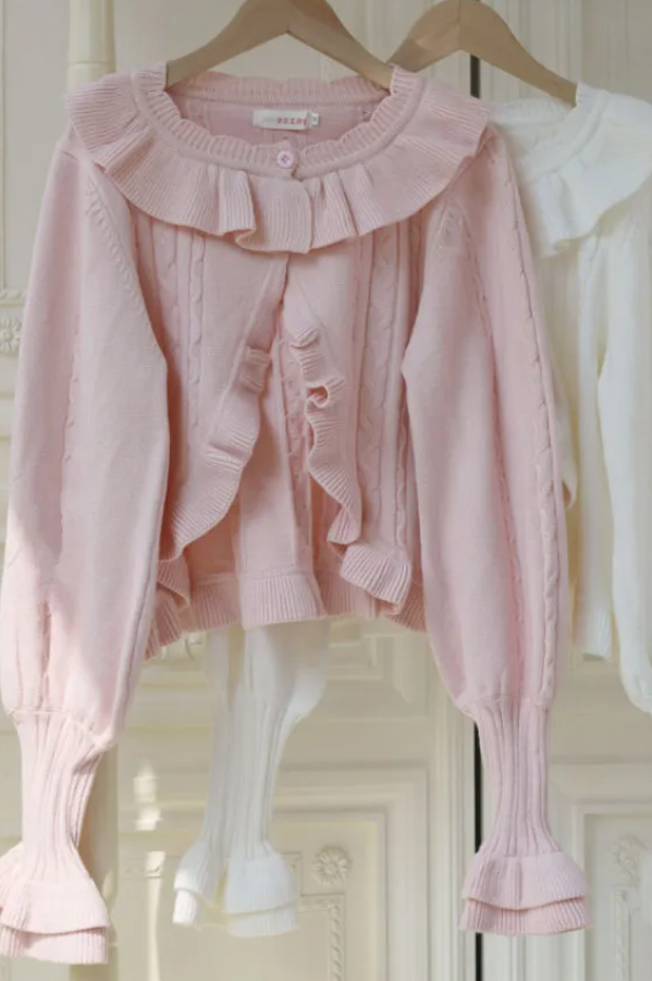 SFS! Sweet Dreams Puff Sleeve Cardigan