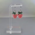 SFS! Sweet Flocked Strawberry Earrings