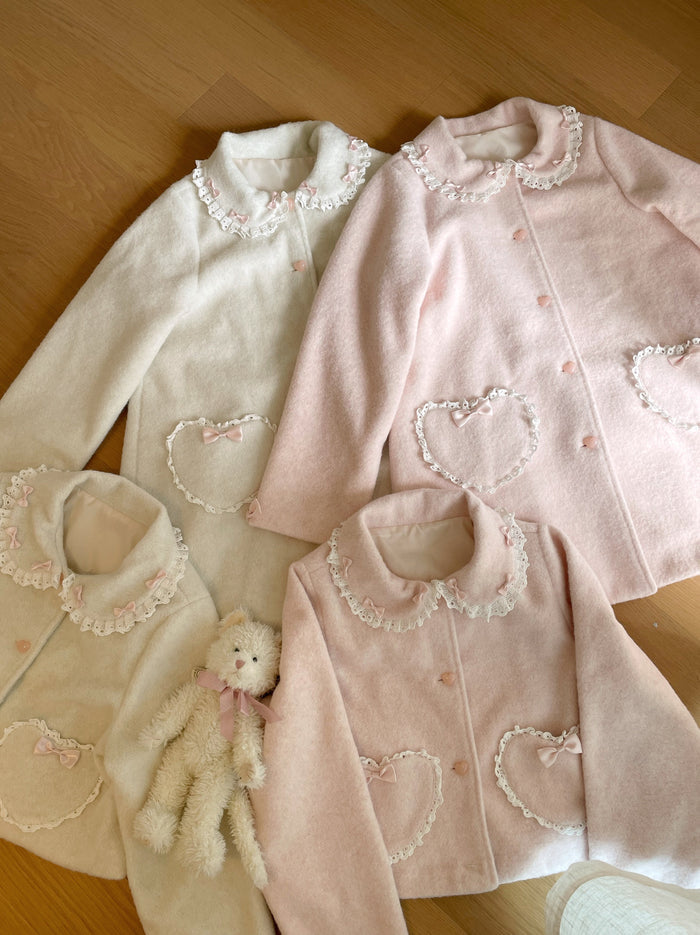 SFS! Vintage Sweet Woolen Short Coat