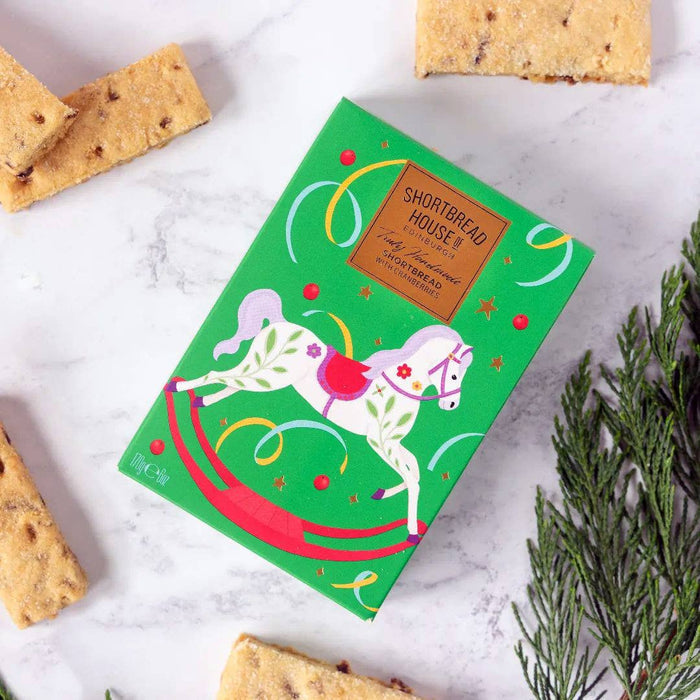 Shortbread House Fingers with Cranberry