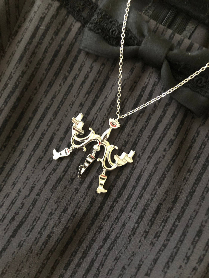Silver Plated Chandelier Necklace - Lolita Collective