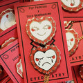 Smiling Crying Collar Pins