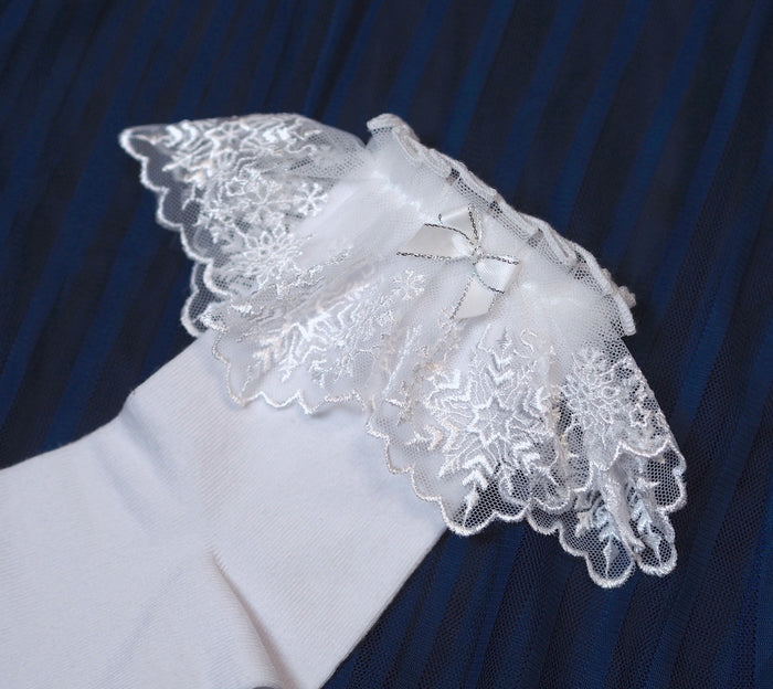 Snowflake Lace Socks