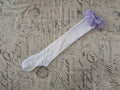 Soft Raschel Lace Top Socks - Various Colors