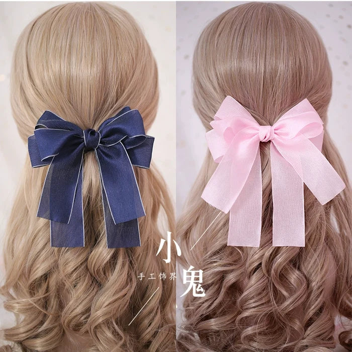 Soft Simple Hair Bow