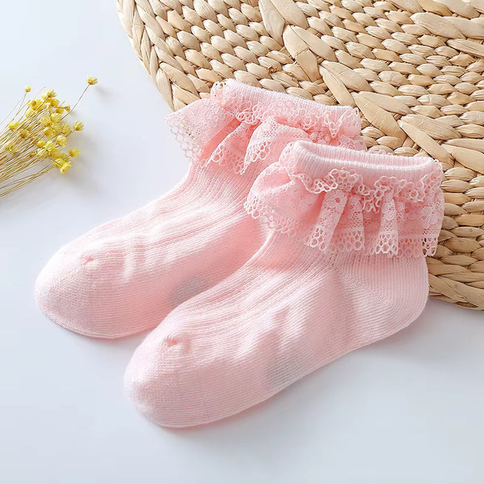 Solid Cotton Ankle Socks