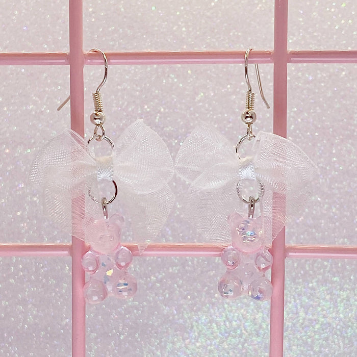Sparkly Gummi Bear Earrings (5 Colors) - Lolita Collective