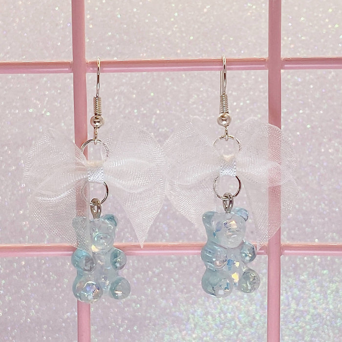 Sparkly Gummi Bear Earrings (5 Colors) - Lolita Collective