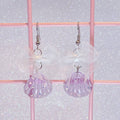 Sparkly Seashell Earrings (5 Colors) - Lolita Collective