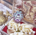 Speckled Bunny Enamel Pin