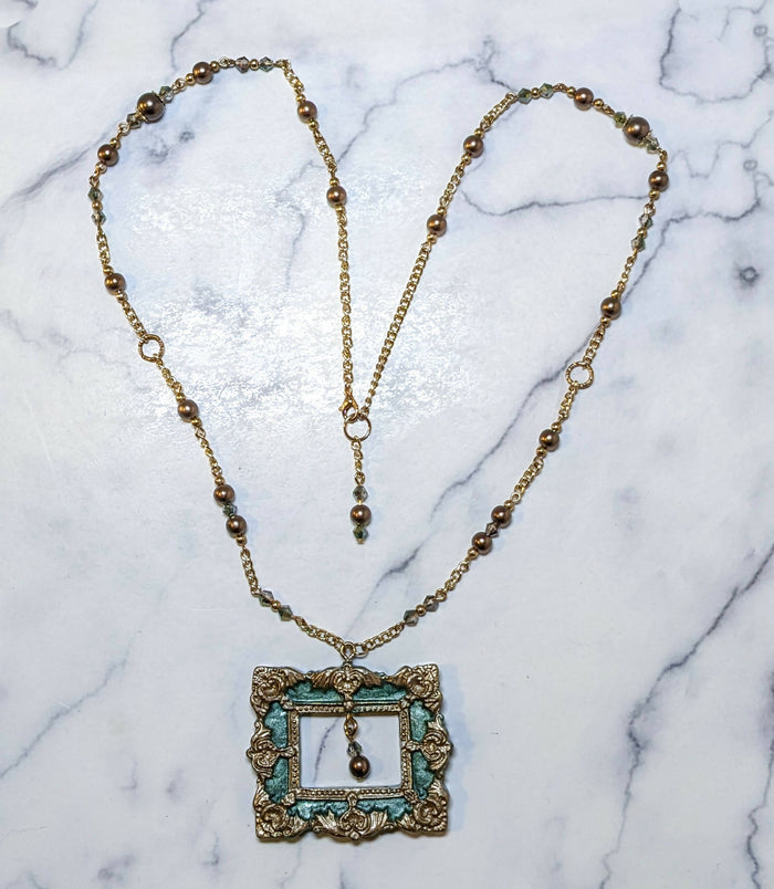 Square Frame Necklace