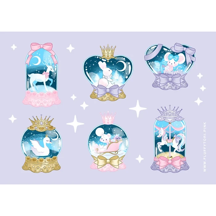 Sticker Sheet Special Little Snowglobe