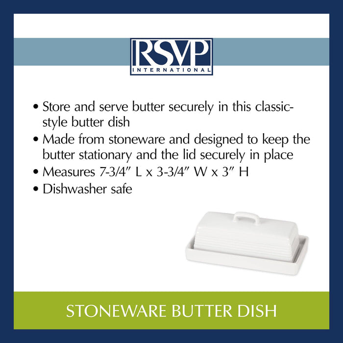 Stoneware Butter Dish