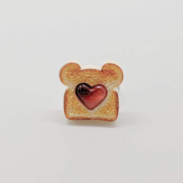 Strawbeary Jam and Toast Rings