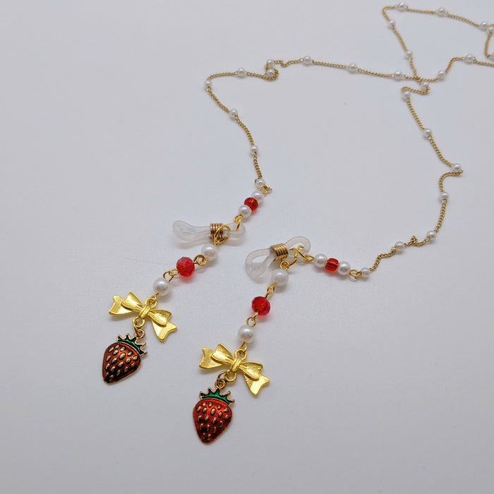 Strawberry Bow Glasses Chains