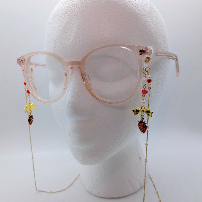 Strawberry Bow Glasses Chains