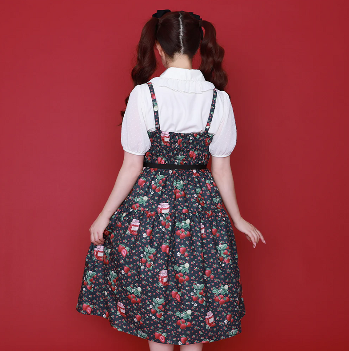 Strawberry Jam Jumperskirt Dress