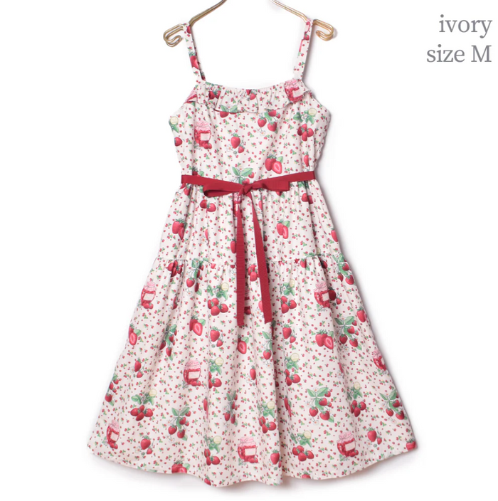 Strawberry Jam Jumperskirt Dress