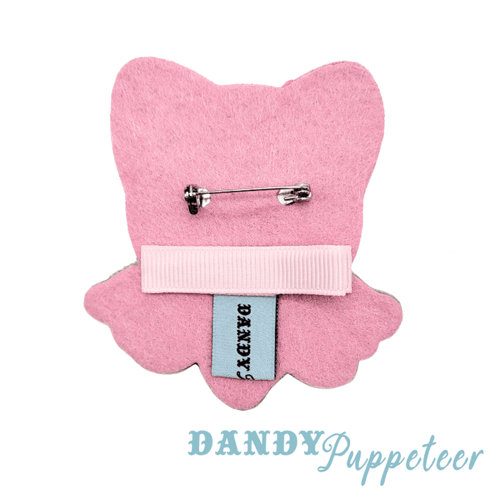 Strawberry Meow Brooch