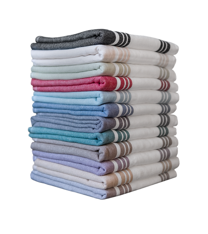 Striped Dual Side Kitchen Towel