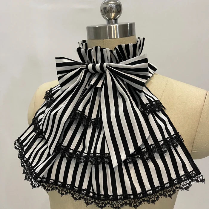 Striped Jabot