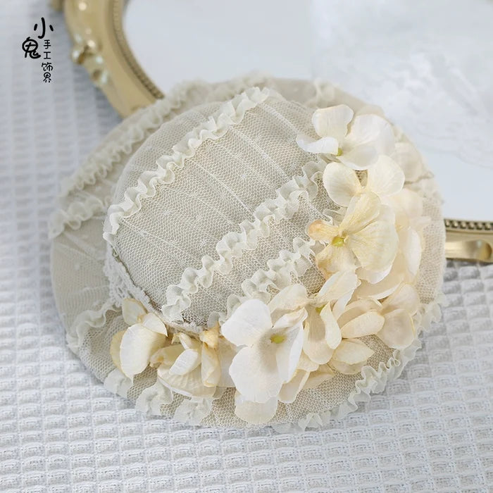 Summer Floral Flat Hat