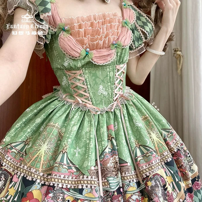 Sweet Floral Circus Onepiece