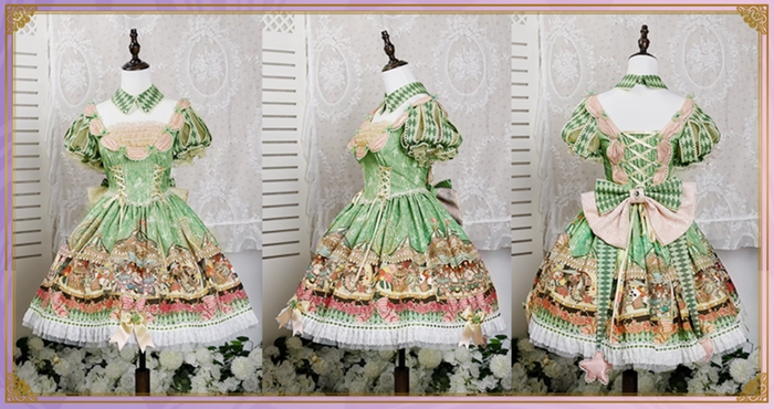 Sweet Floral Circus Onepiece
