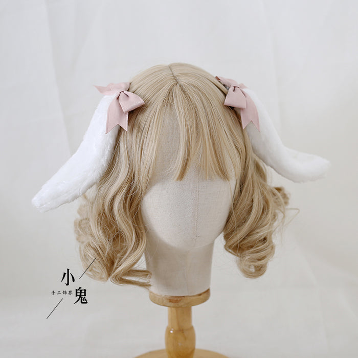 Sweet Lop Rabbit Ear Hair Clips