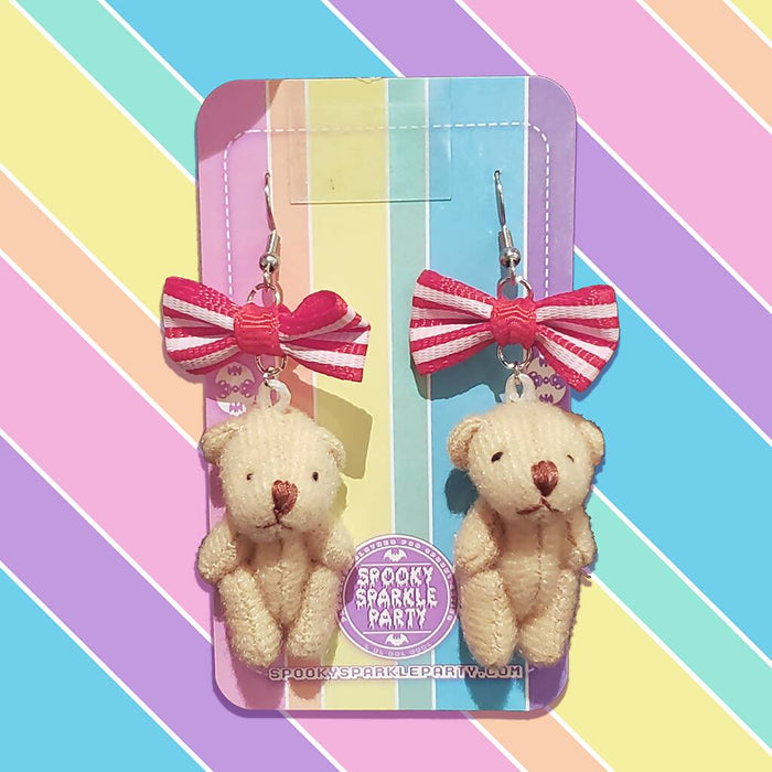 Teddy Bear Earrings