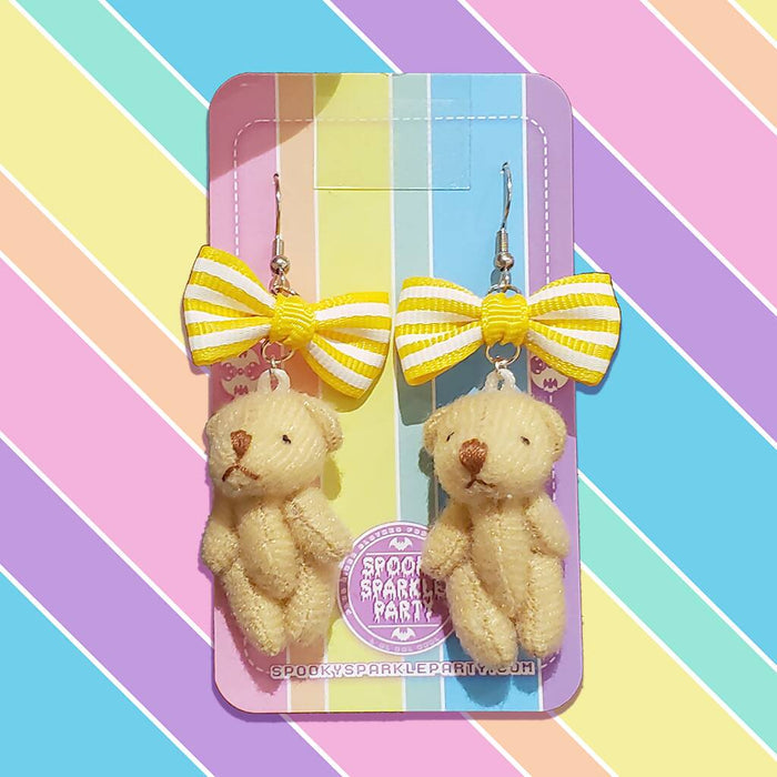 Teddy Bear Earrings
