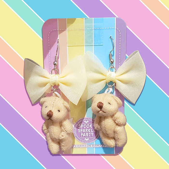 Teddy Bear Earrings
