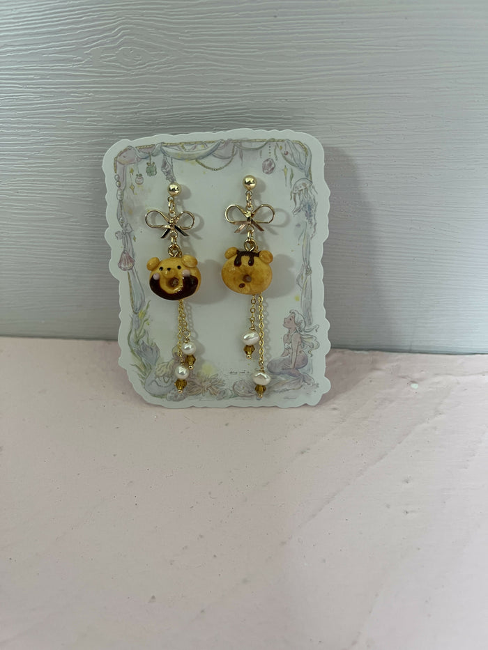 Teddy Donuts Earrings