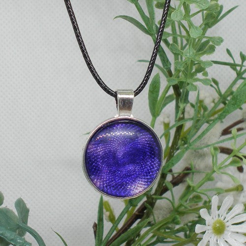 Textured Polish Pendant Necklace