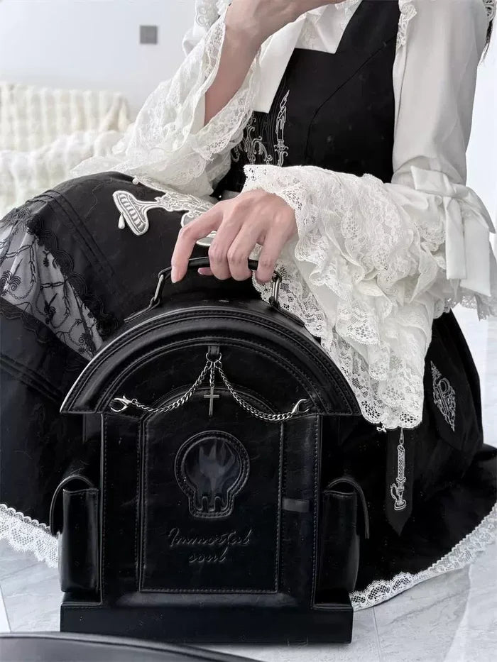 Tombstone Doll Bag