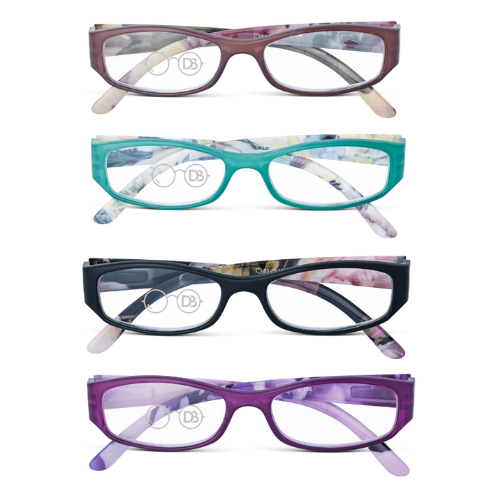 DebSpecs ER Capri front folded view eyewear